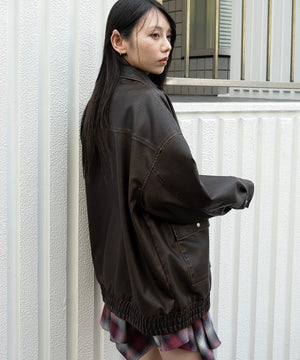 ブラウン　モデル：159cm F着用