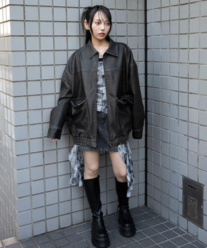 ブラック　モデル：159cm F着用