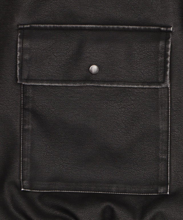 ヴィンテージライクPUジャケット