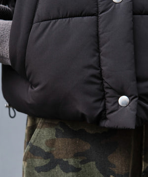 ショートパファーベスト