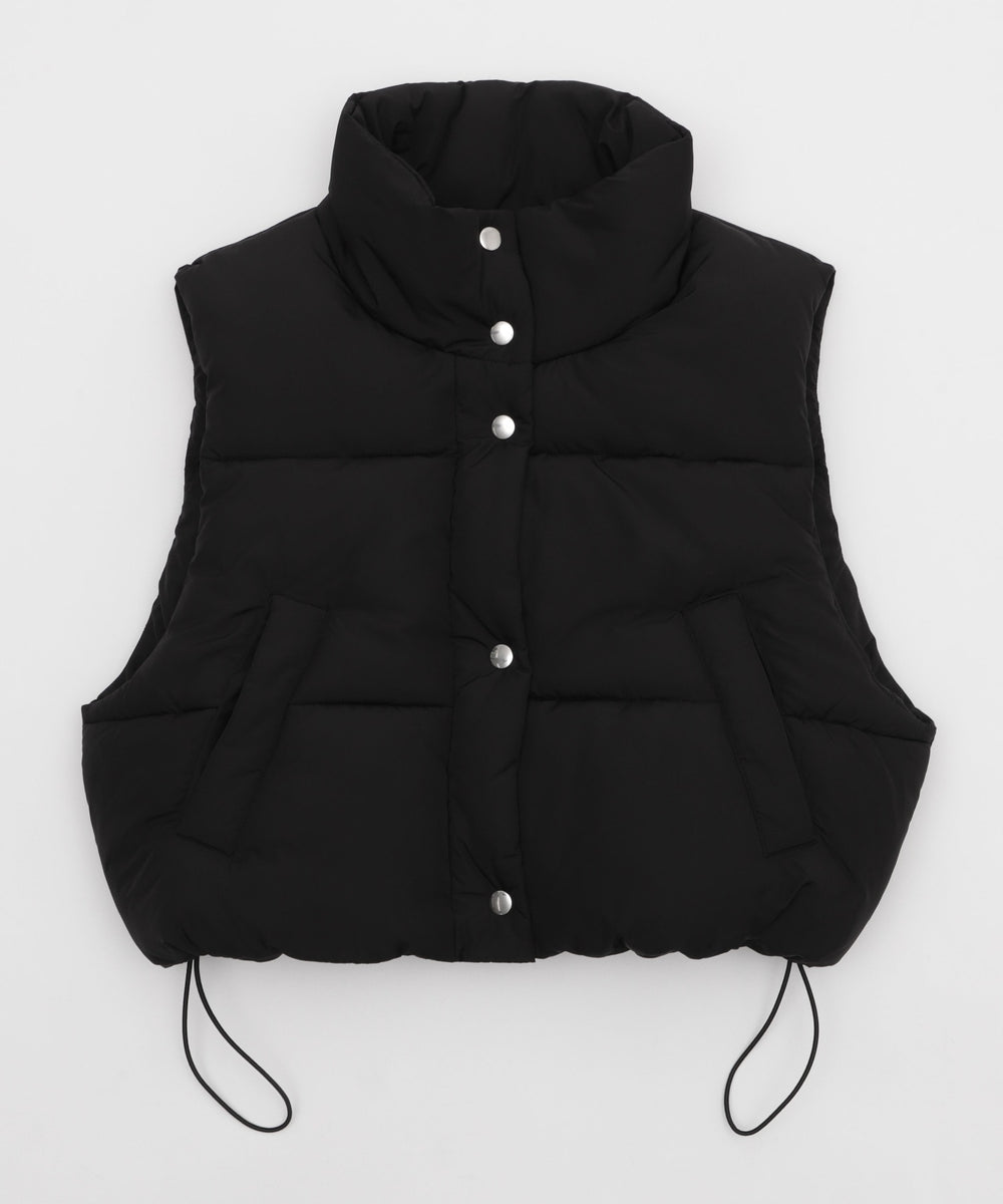 ショートパファーベスト