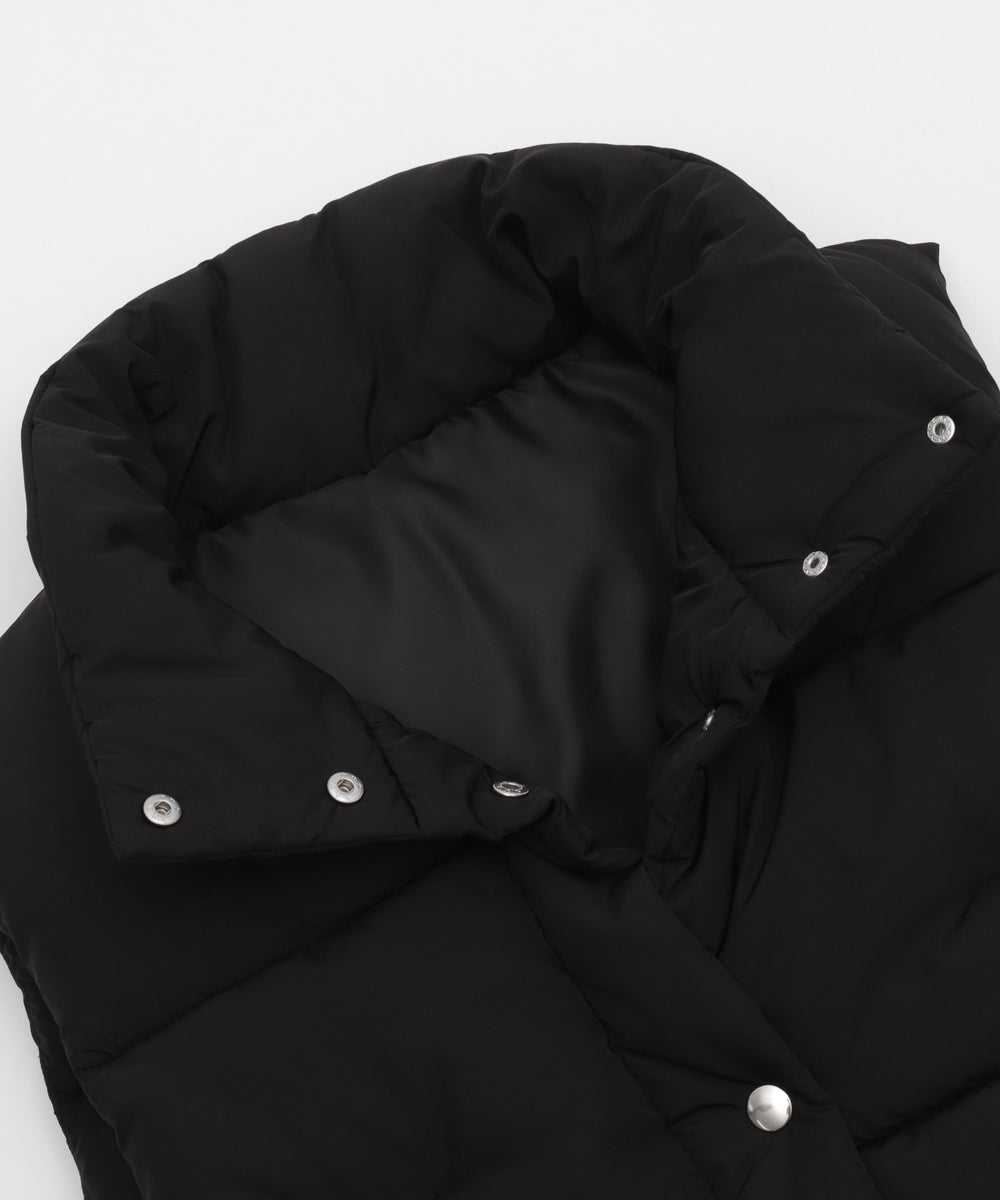 ショートパファーベスト