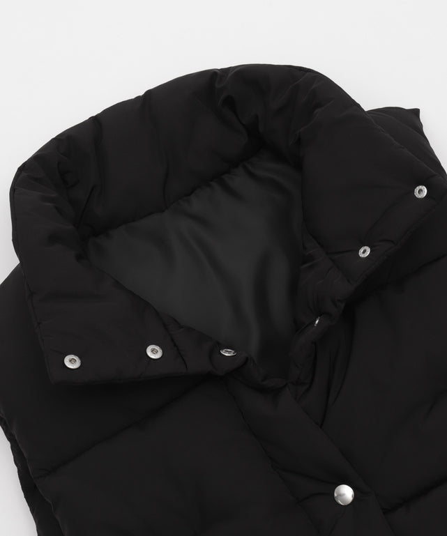 ショートパファーベスト