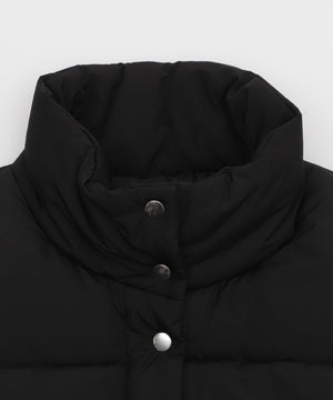 ショートパファーベスト