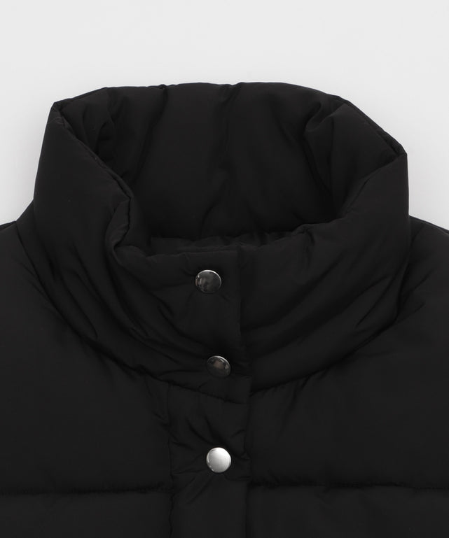 ショートパファーベスト