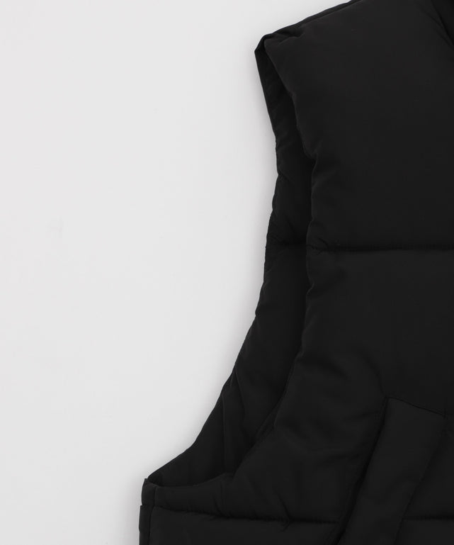 ショートパファーベスト