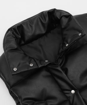 PUパファーショートベスト