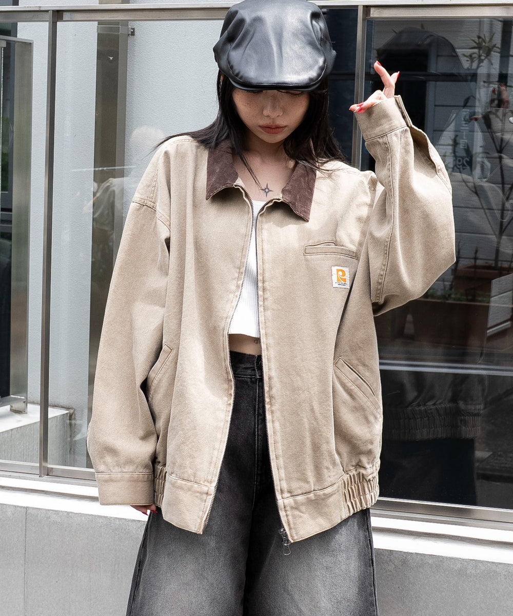 ベージュ　モデル：159cm F着用