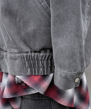 ワーカーズWジップブルゾン