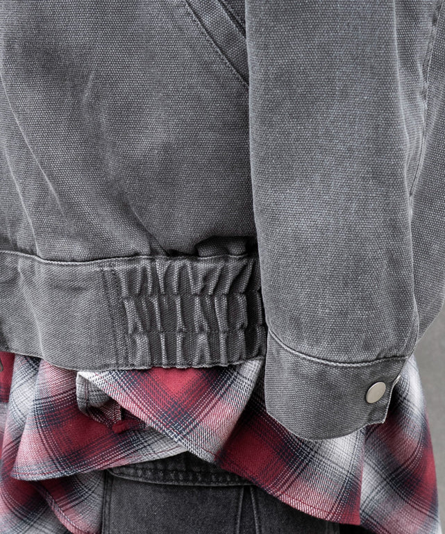 ワーカーズWジップブルゾン