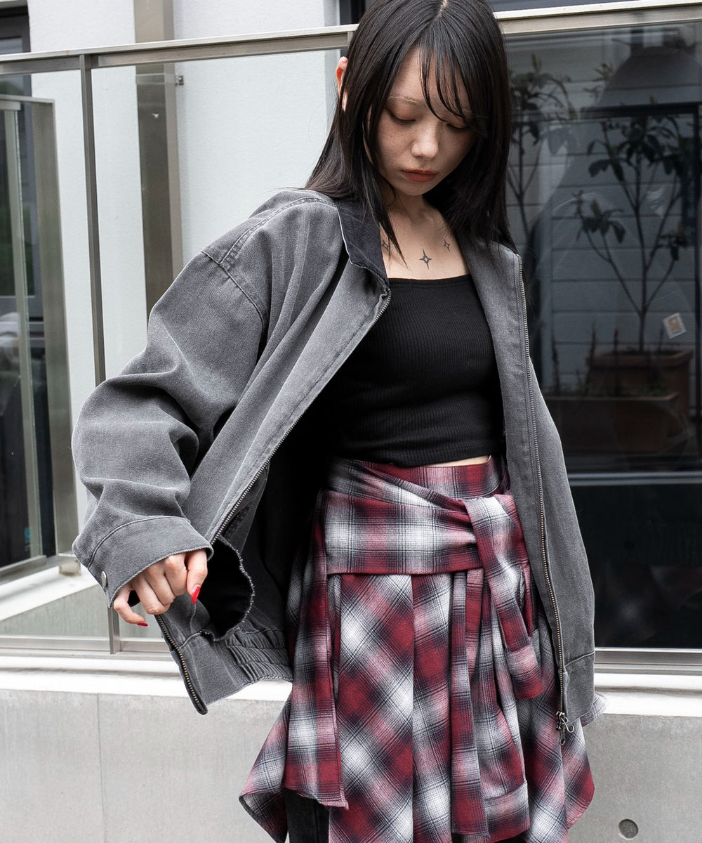 チャコール　モデル：159cm F着用