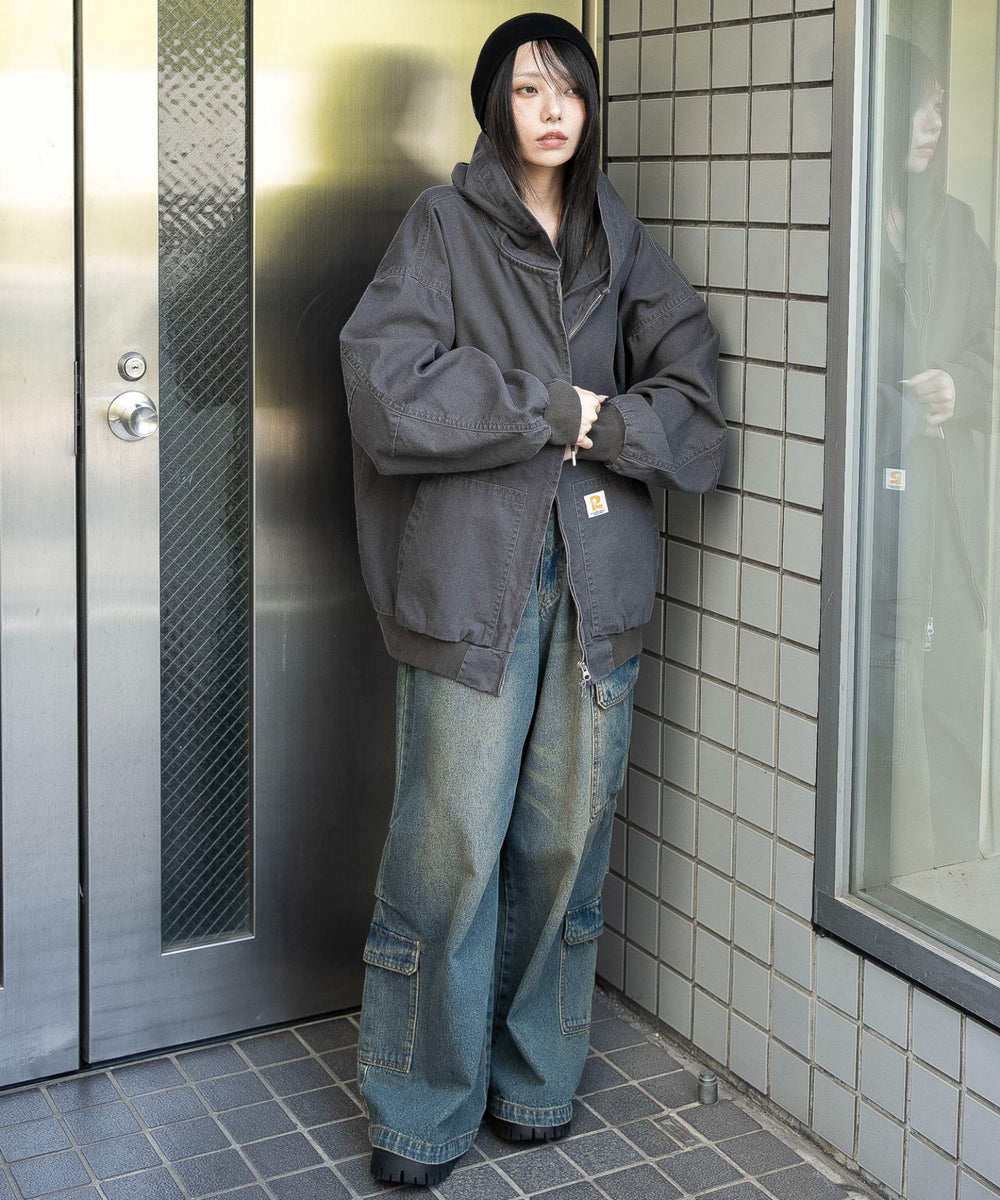 チャコール　モデル：159cm F着用