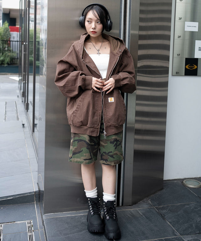 ブラウン　モデル：159cm F着用