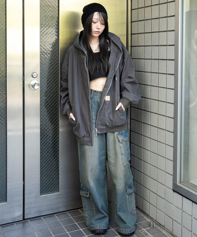 チャコール　モデル：159cm F着用