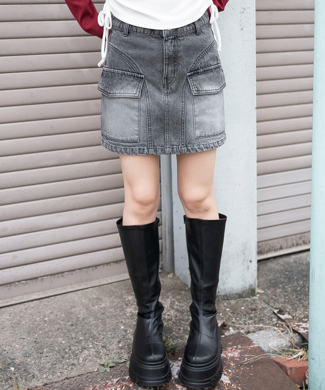 デニムブラックソノタ　モデル：159cm F着用