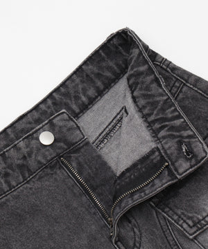 ヴィンテージウォッシュカーゴミニスカート