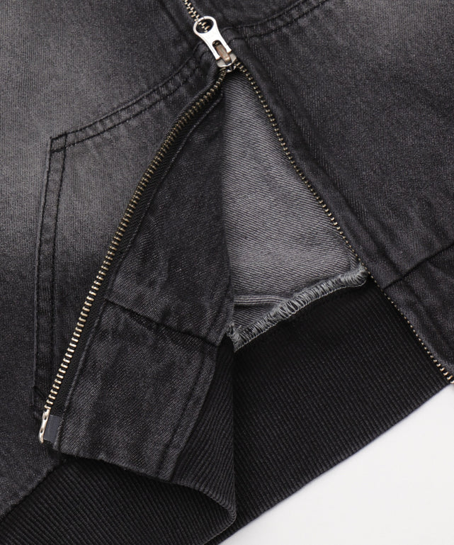 ファーフードデニムショートブルゾン｜WEGO（ウィゴー） – WEGO