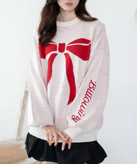 グラフィックニットBIGプルオーバー