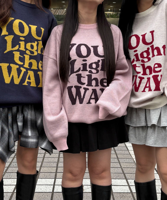 グラフィックニットBIGプルオーバー