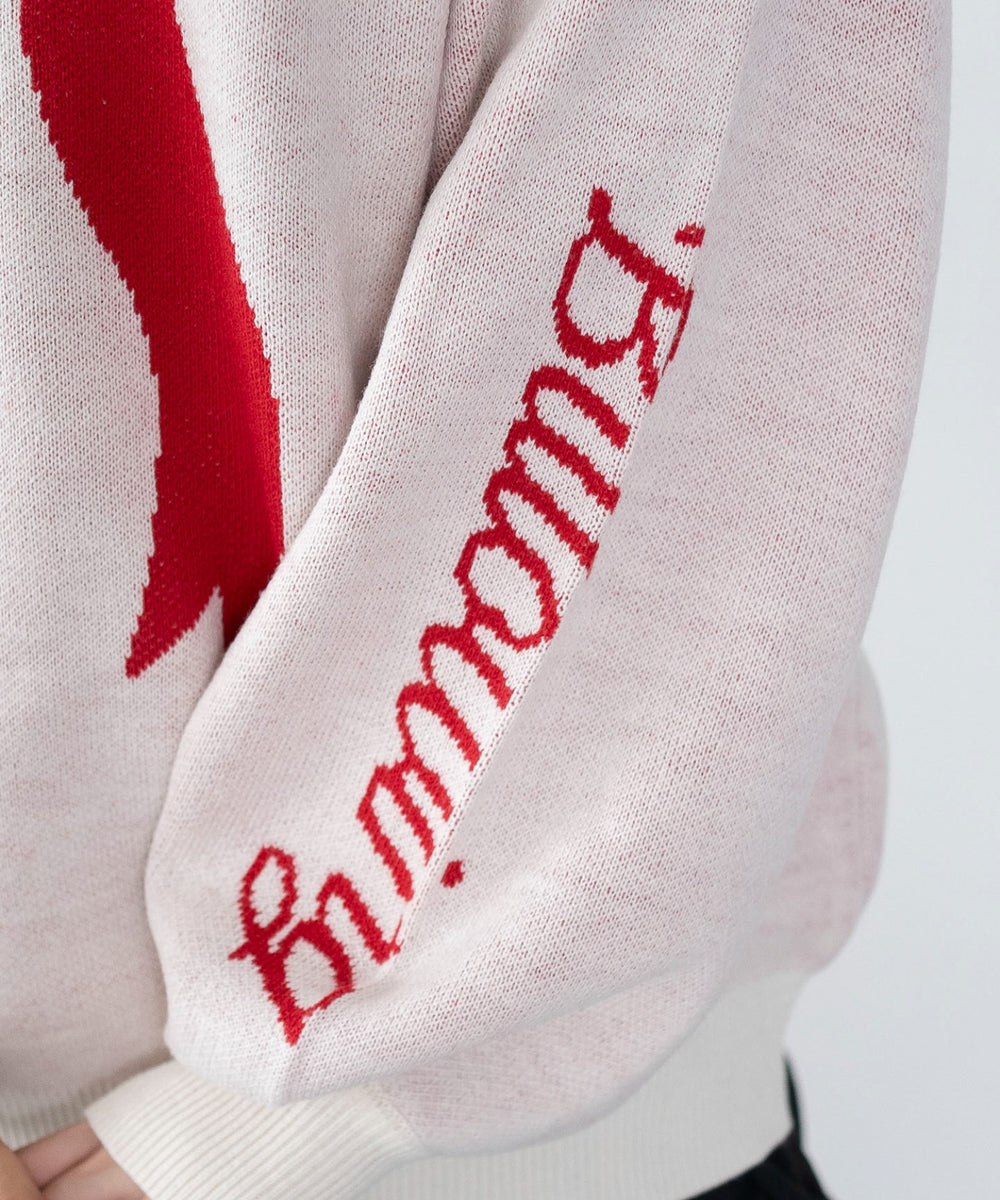 グラフィックニットBIGプルオーバー