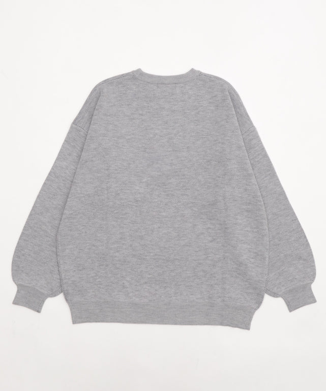 グラフィックニットBIGプルオーバー