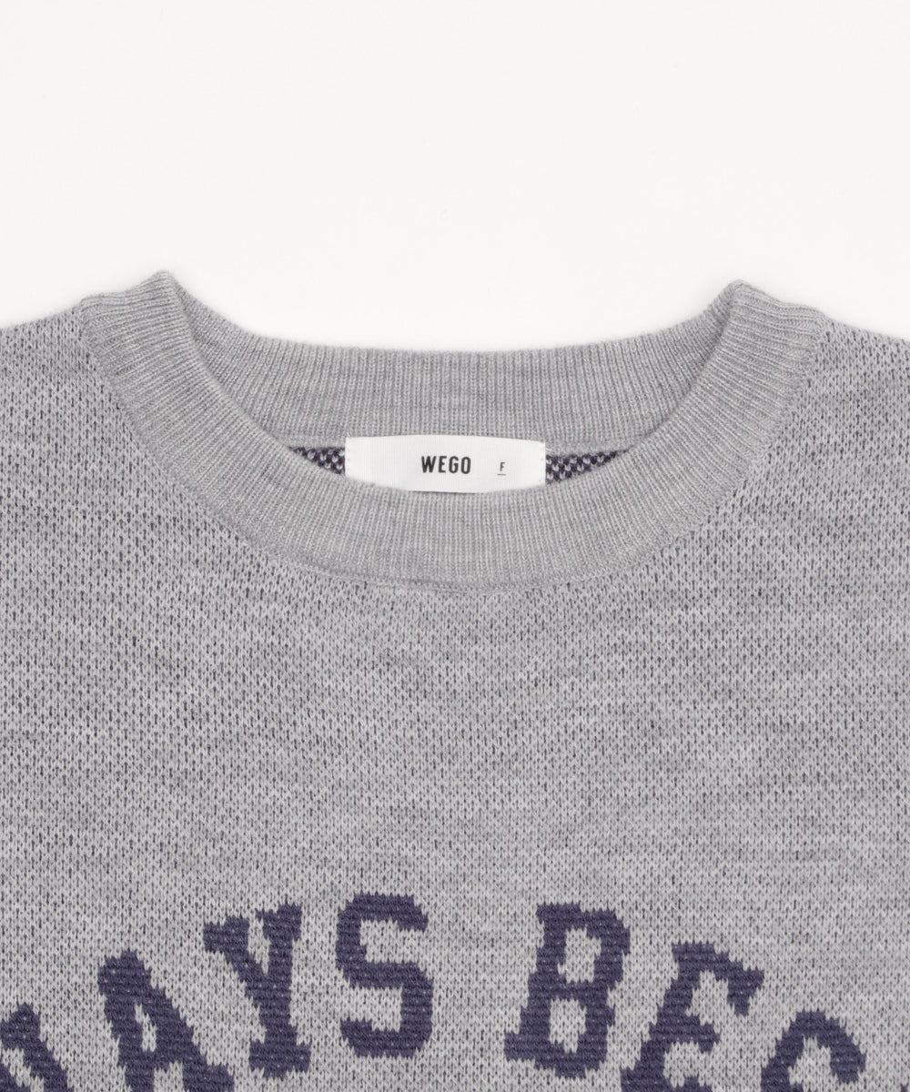 グラフィックニットBIGプルオーバー