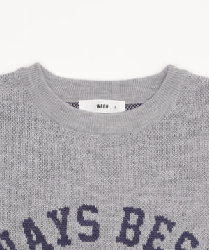 グラフィックニットBIGプルオーバー