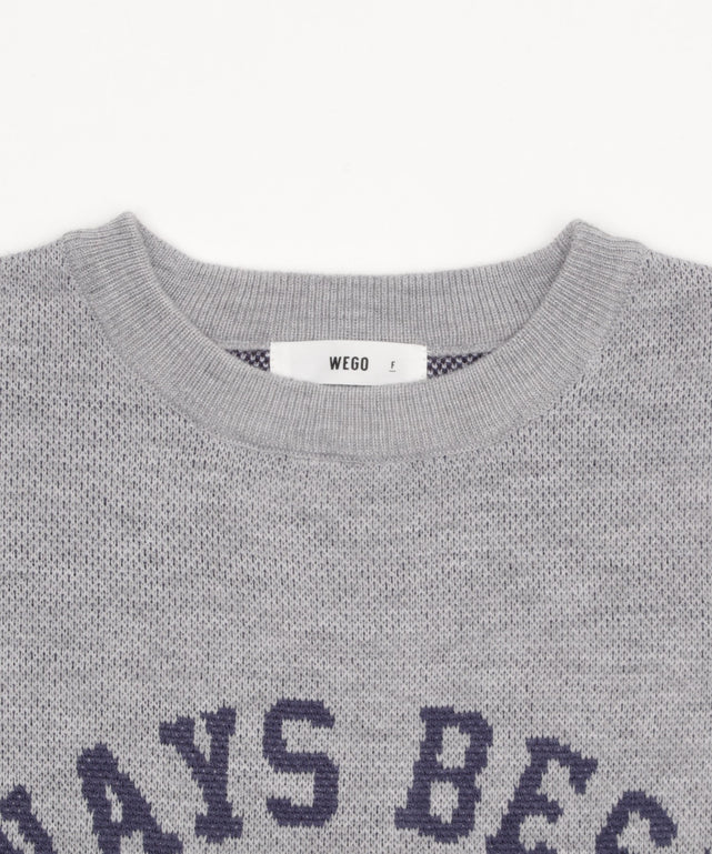 グラフィックニットBIGプルオーバー