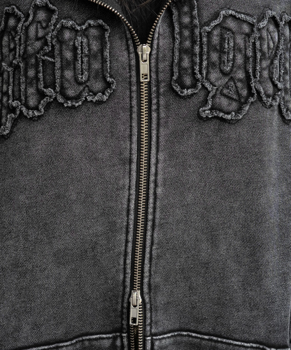 ファーフードBIGZIPパーカー