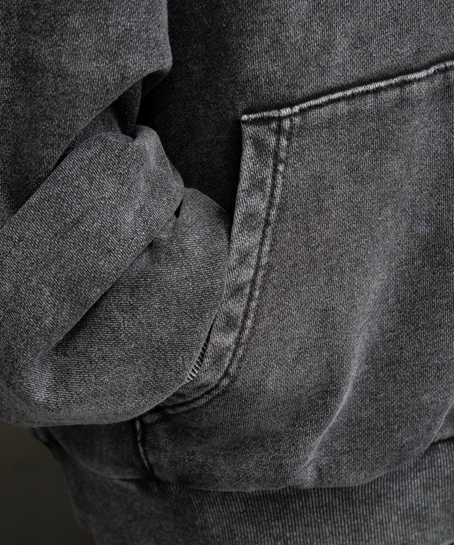 ファーフードBIGZIPパーカー