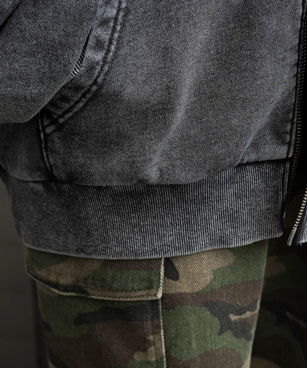 ファーフードBIGZIPパーカー