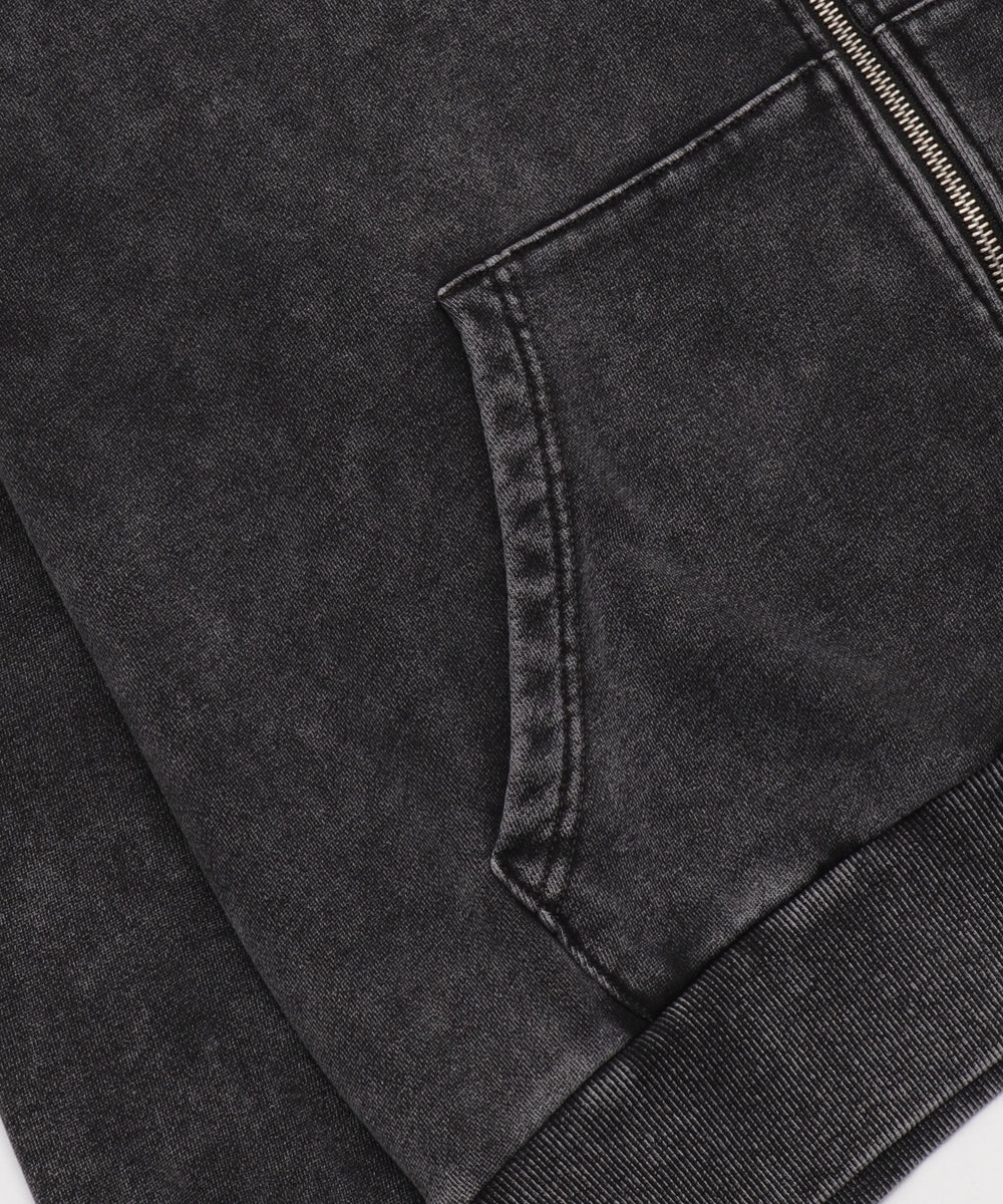 ファーフードBIGZIPパーカー