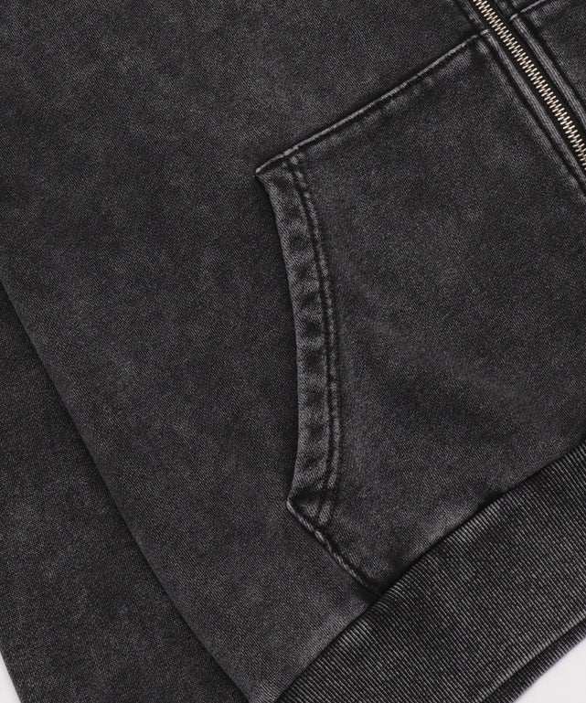 ファーフードBIGZIPパーカー