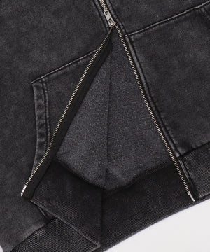 ファーフードBIGZIPパーカー