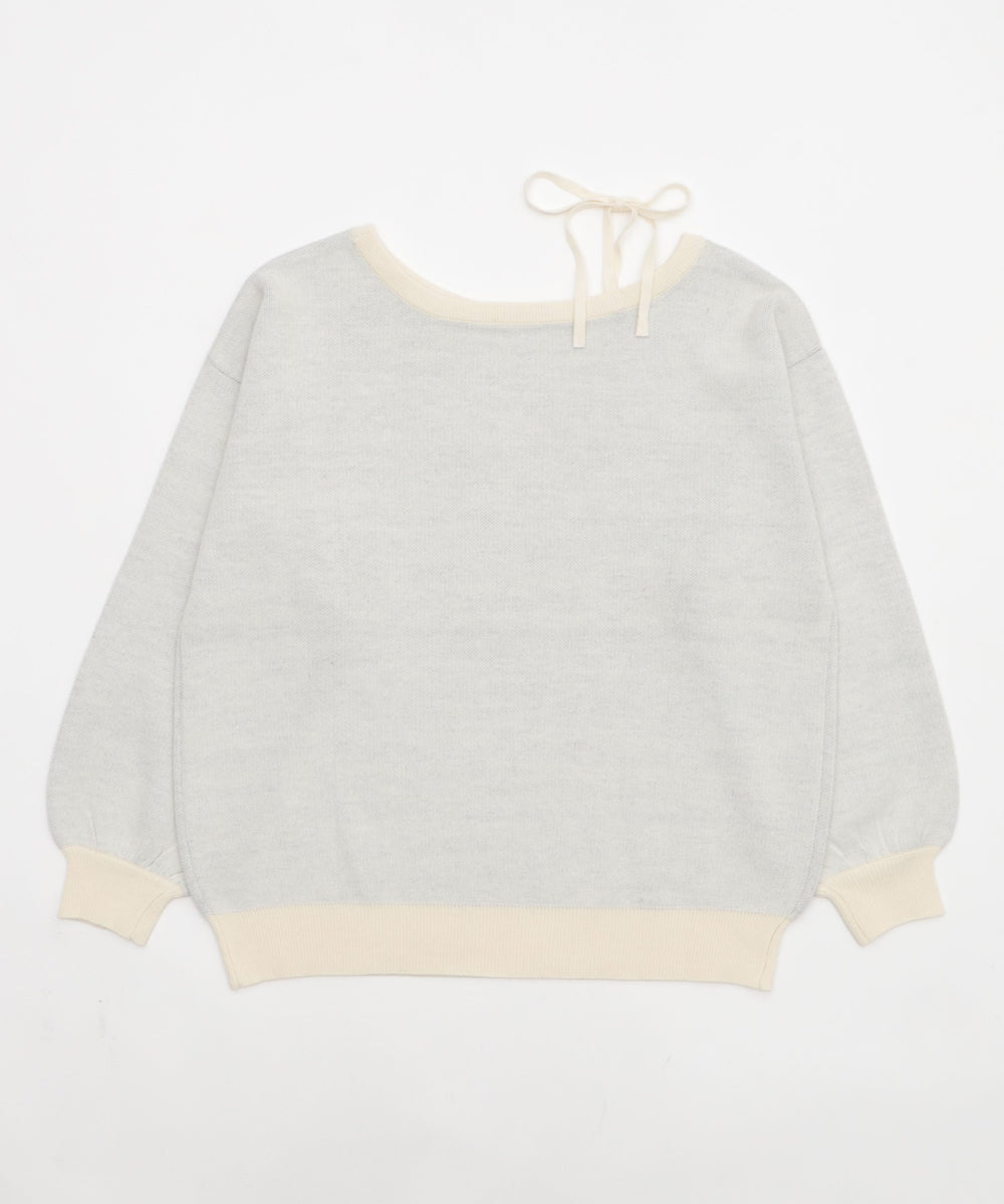 2WAYグラフィックワンショルBIGニット