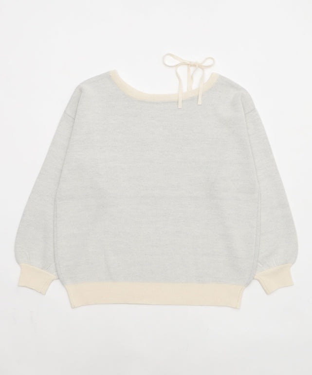 2WAYグラフィックワンショルBIGニット