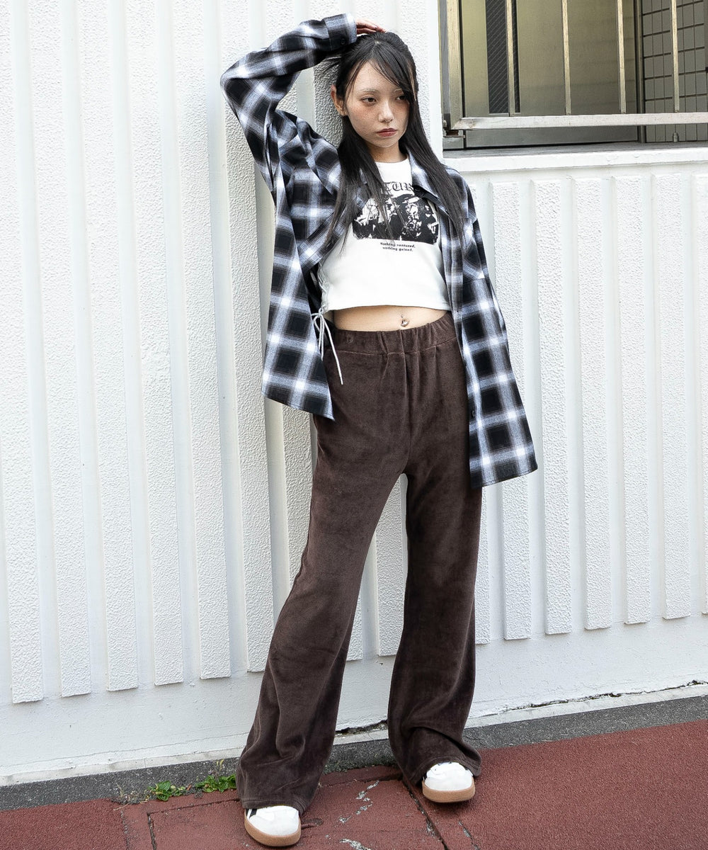 ブラウン　モデル：159cm F着用