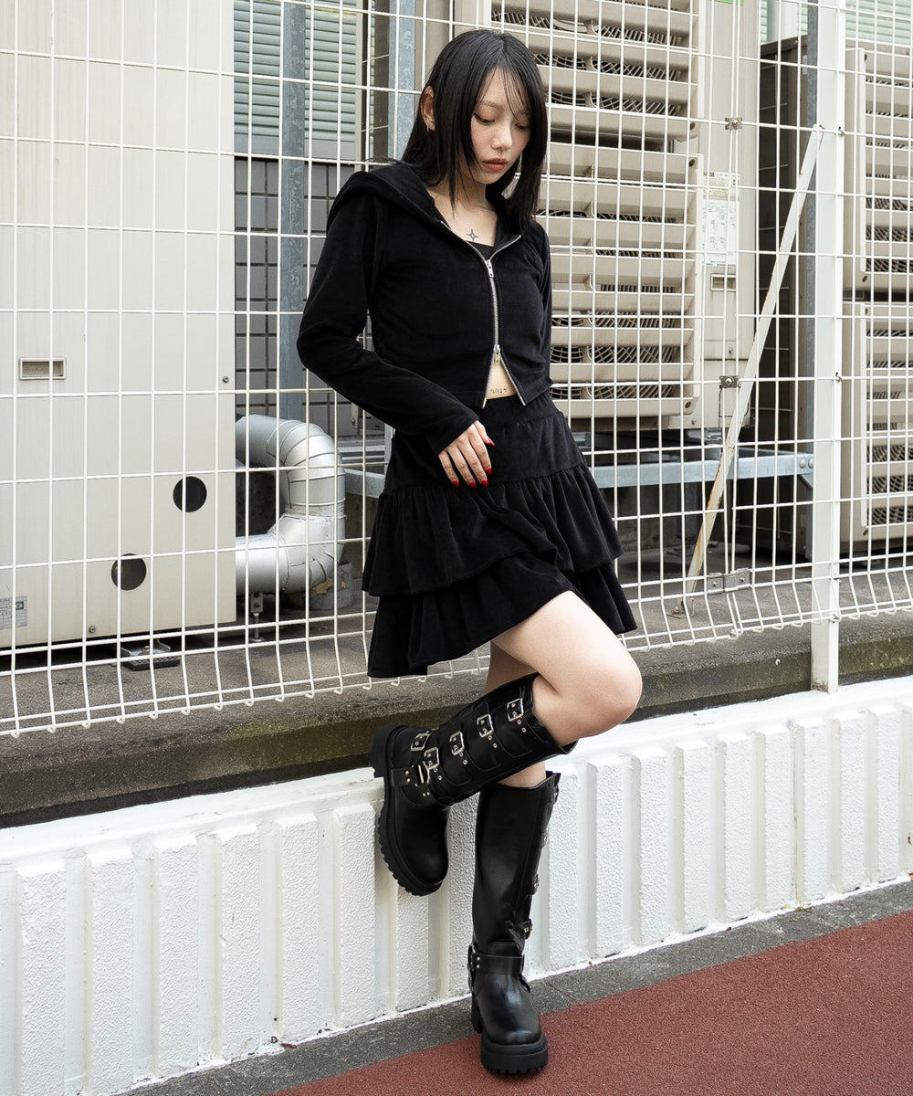 ブラック　モデル：159cm F着用