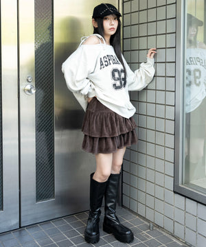 ブラウン　モデル：159cm F着用