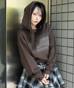 ブラウン　モデル：159cm F着用