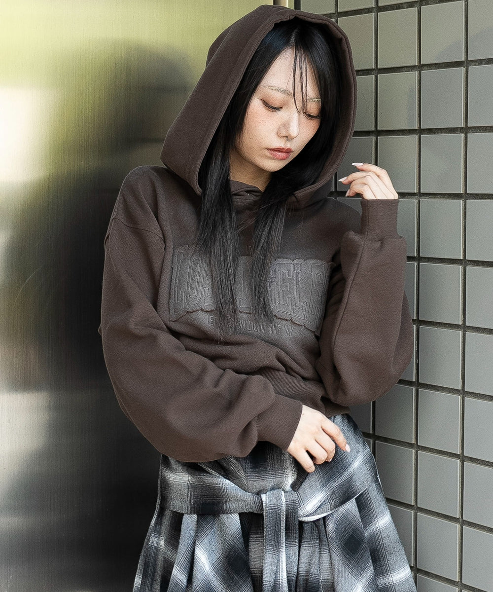 ブラウン　モデル：159cm F着用