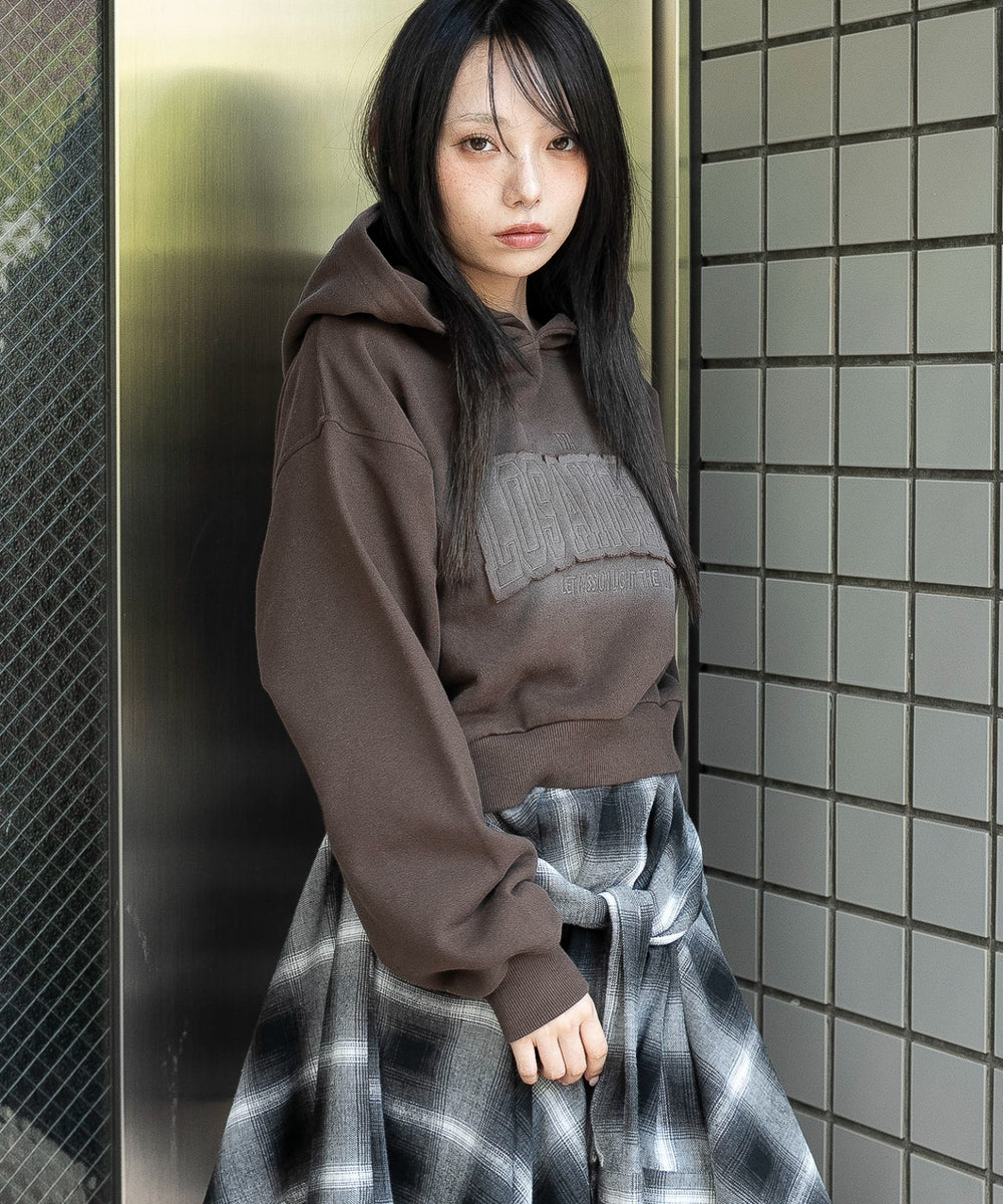 ブラウン　モデル：159cm F着用