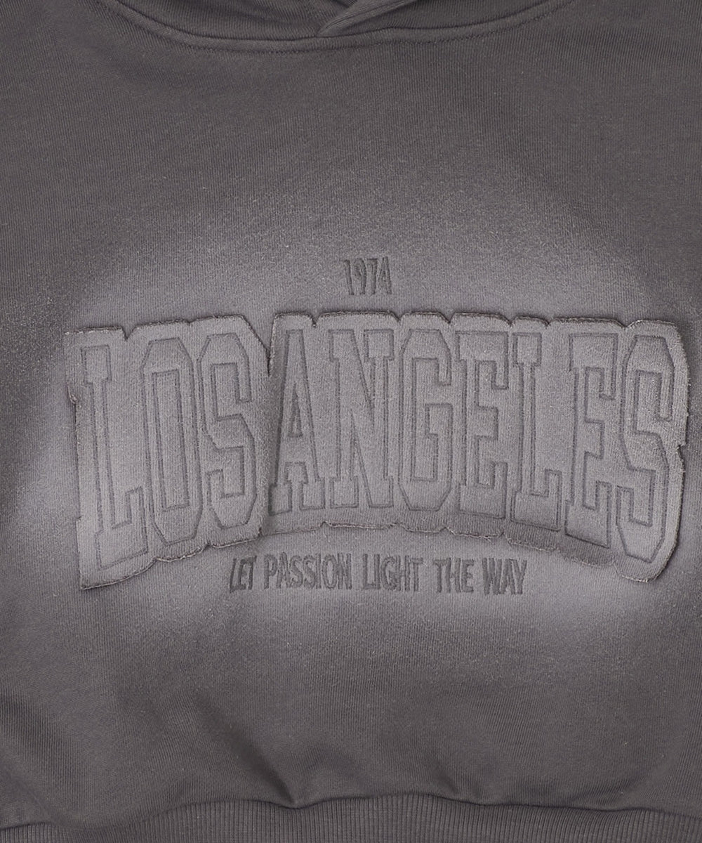 グラフィックショートパーカー