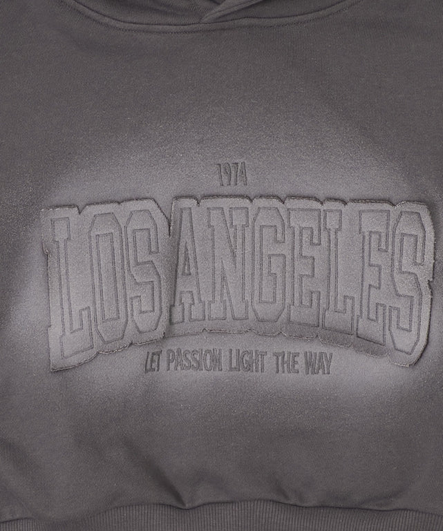 グラフィックショートパーカー