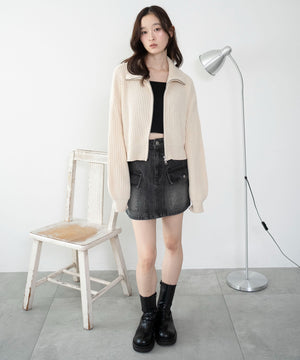 ホワイトアイボリー　163cm F着用