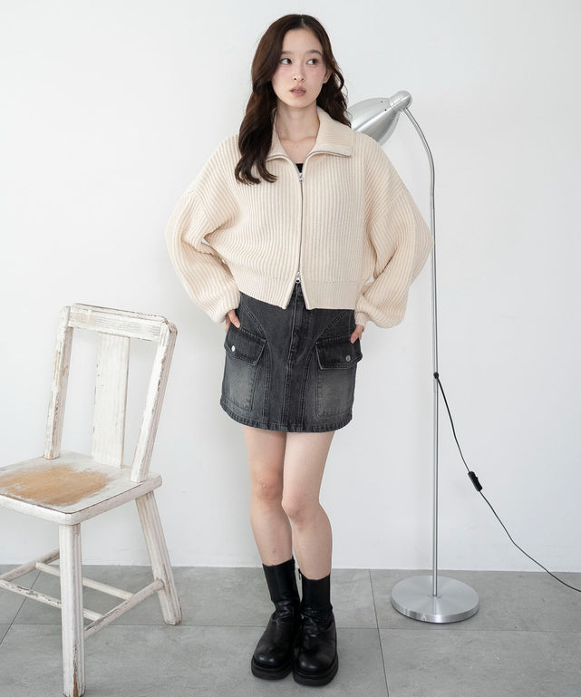 ホワイトアイボリー　163cm F着用