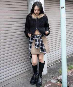 ブラック　モデル：159cm F着用