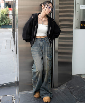 ブラック　モデル：159cm F着用