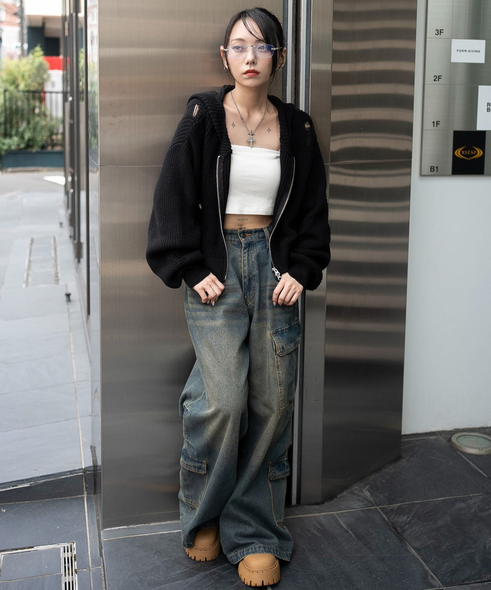 ブラック　モデル：159cm F着用