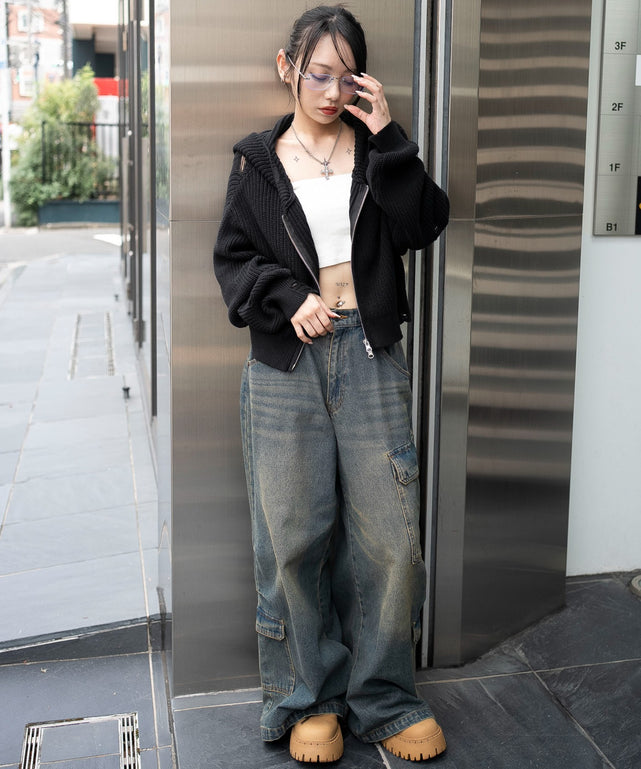 ブラック　モデル：159cm F着用